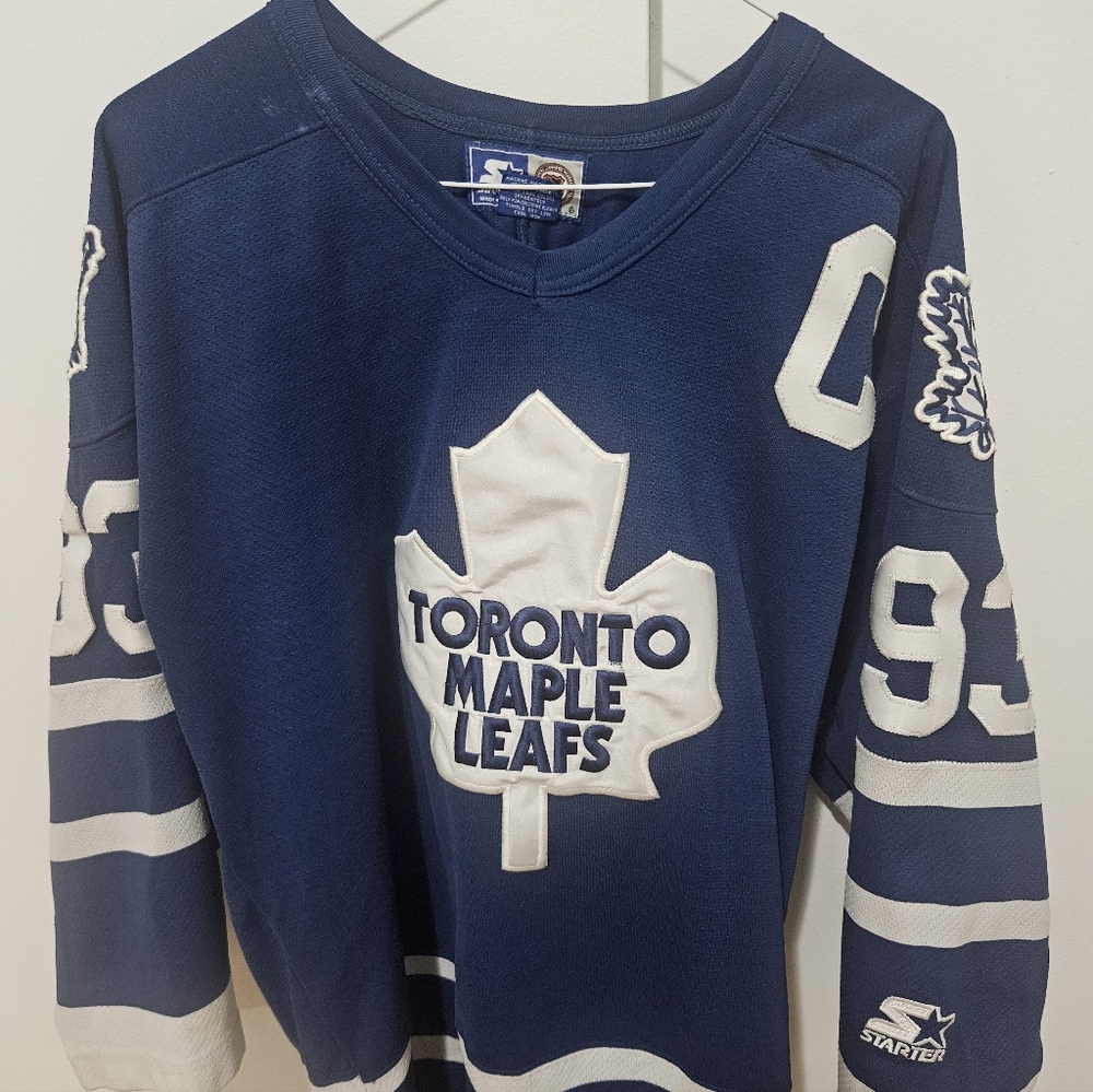 Toronto Maple Leafs Doug Gilmour Official NHL Starter Hockey jersey Vintage
